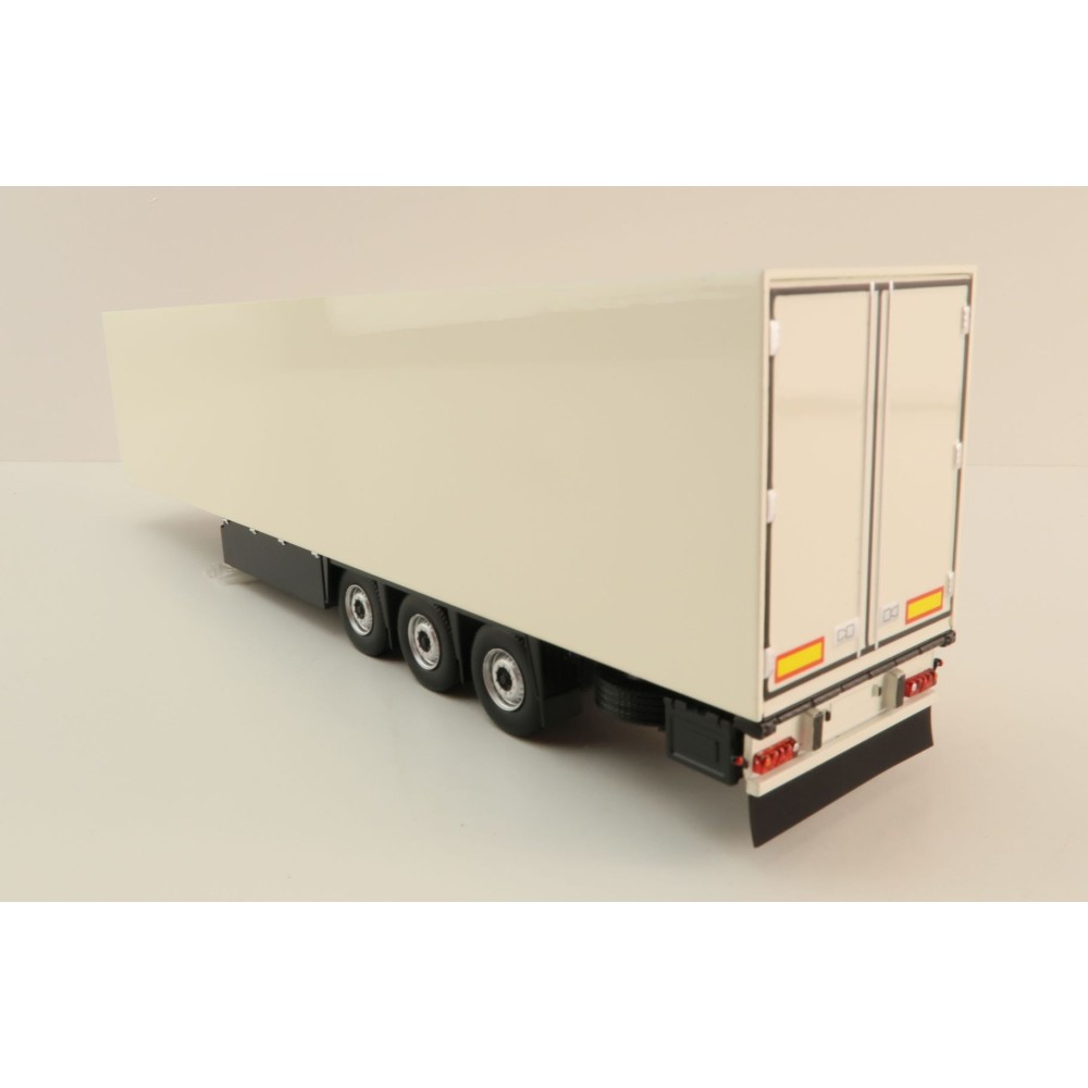 Tekno 85238-2 - Semi 3-axle Box Reefer Trailer White Thermo King - Scale 1:50