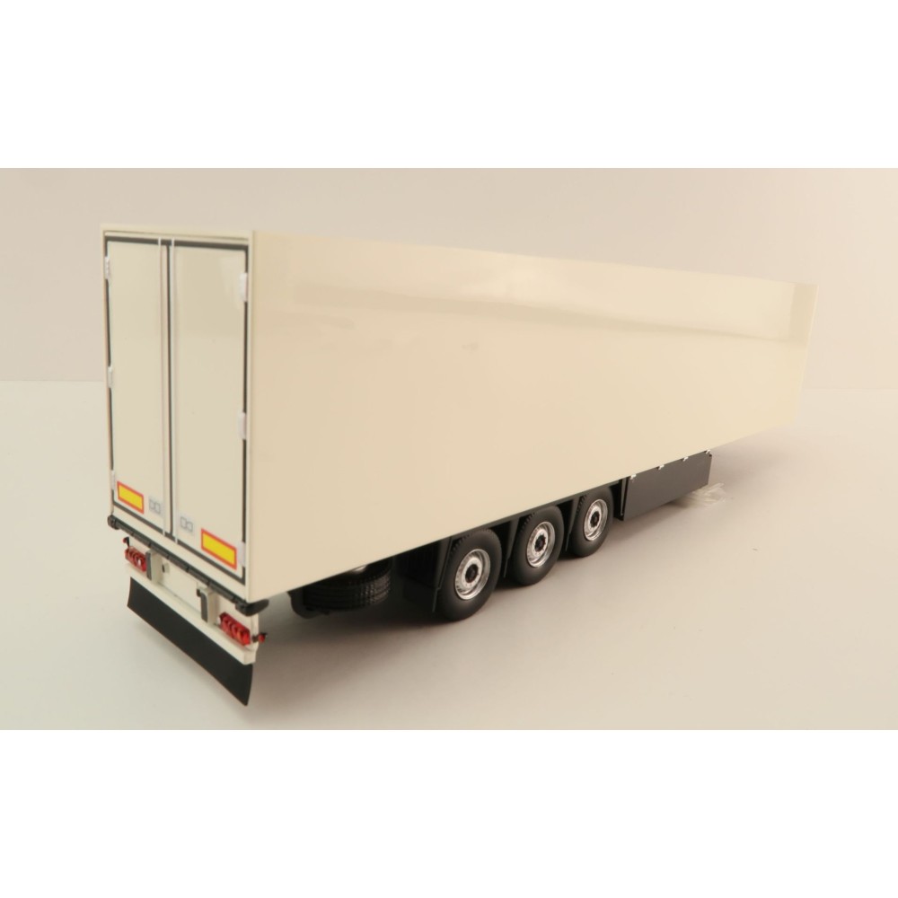 Tekno 85238-2 - Semi 3-axle Box Reefer Trailer White Thermo King - Scale 1:50