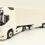 Tekno 85271 - Volvo FH05 Truck with Semi 3-axle Box trailer White - Scale 1:87