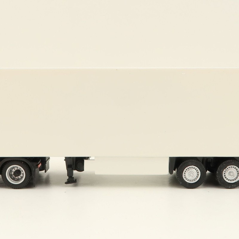 Tekno 85271 - Volvo FH05 Truck with Semi 3-axle Box trailer White - Scale 1:87