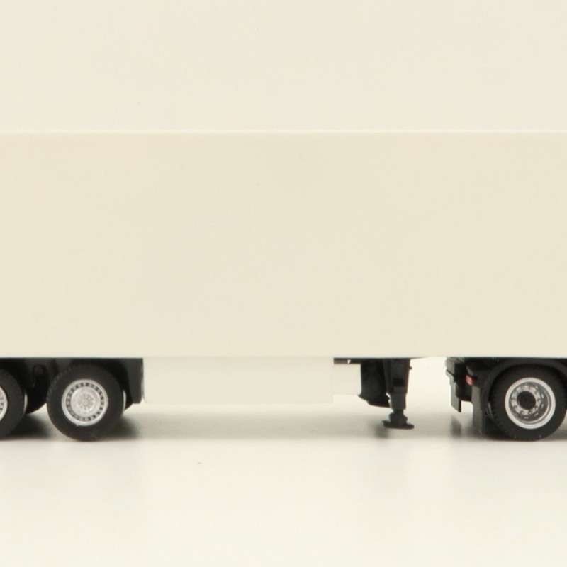Tekno 85271 - Volvo FH05 Truck with Semi 3-axle Box trailer White - Scale 1:87