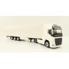 Tekno 85271 - Volvo FH05 Truck with Semi 3-axle Box trailer White - Scale 1:87
