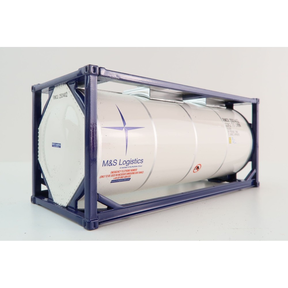 Tekno 85805 20ft Tank Shipping Container M&S Logistics - Scale 1:50