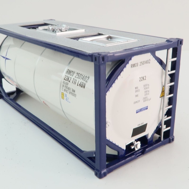 Tekno 85805 20ft Tank Shipping Container M&S Logistics - Scale 1:50