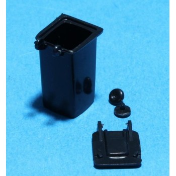 Tekno Parts 80011 Wheelie Bin On Wheels - Scale 1:50