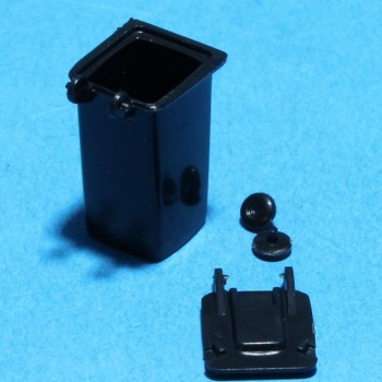 Tekno Parts 80011 Wheelie Bin On Wheels - Scale 1:50