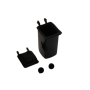 Tekno Parts 80011 Wheelie Bin On Wheels - Scale 1:50