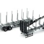 Tekno Parts 83175 Swedish Logging Transport Construction With Crane and Trailer Model Kit - Scale 1:50