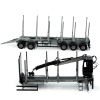 Tekno Parts 83175 Swedish Logging Transport Construction With Crane and Trailer Model Kit - Scale 1:50