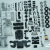 Tekno Parts 83828 Volvo FH04 XXL 6x4 Prime Mover Chassis Kit Model Kit - Scale 1:50