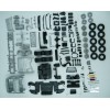 Tekno Parts 83828 Volvo FH04 XXL 6x4 Prime Mover Chassis Kit Model Kit - Scale 1:50