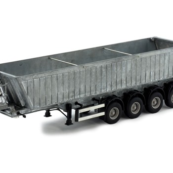 Tekno Parts 84063 4-axle Semi Tipper Trailer Model Kit - Scale 1:50