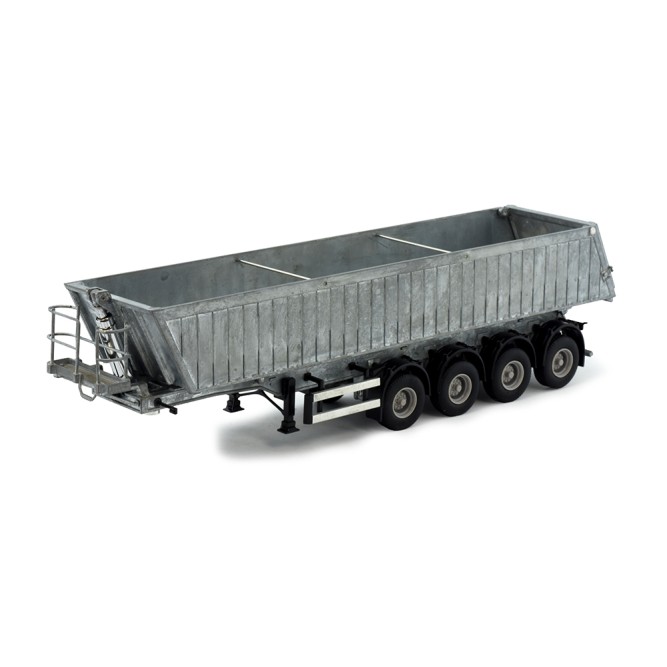 Tekno Parts 84063 4-axle Semi Tipper Trailer Model Kit - Scale 1:50