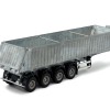 Tekno Parts 84063 4-axle Semi Tipper Trailer Model Kit - Scale 1:50