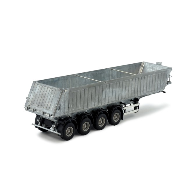 Tekno Parts 84063 4-axle Semi Tipper Trailer Model Kit - Scale 1:50