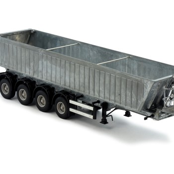 Tekno Parts 84063 4-axle Semi Tipper Trailer Model Kit - Scale 1:50