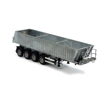 Tekno Parts 84063 4-axle Semi Tipper Trailer Model Kit - Scale 1:50