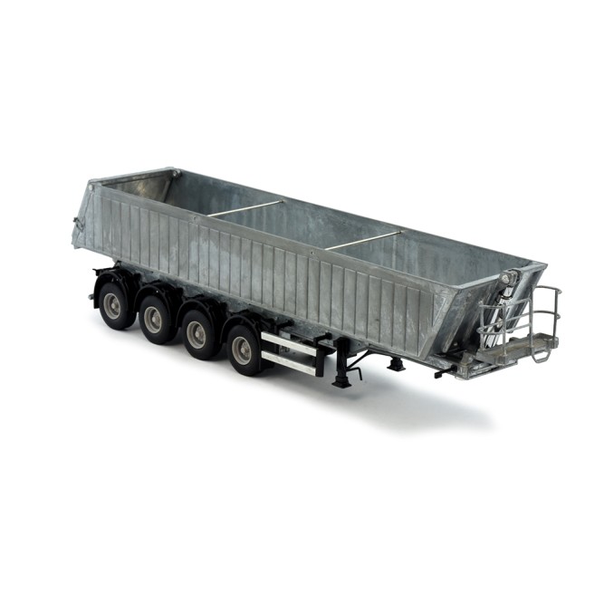 Tekno Parts 84063 4-axle Semi Tipper Trailer Model Kit - Scale 1:50