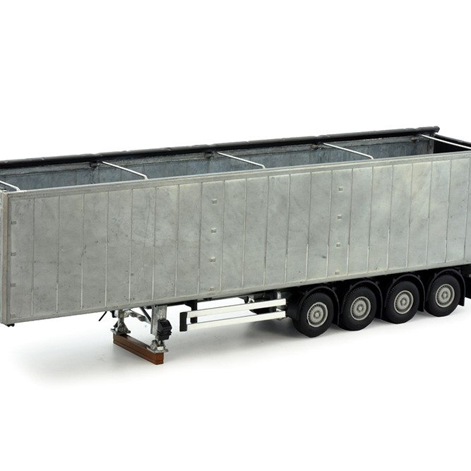 Tekno Parts 85003 4-axle Walking Floor Trailer Kit - Scale 1:50