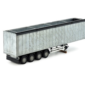 Tekno Parts 85003 4-axle Walking Floor Trailer Kit - Scale 1:50