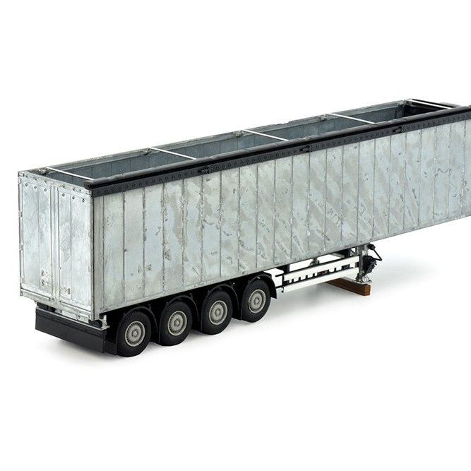 Tekno Parts 85003 4-axle Walking Floor Trailer Kit - Scale 1:50