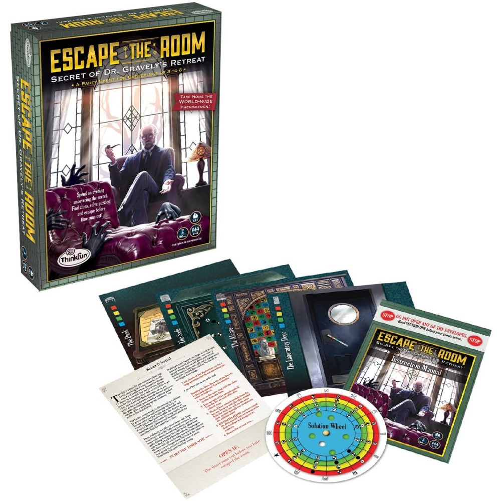 ThinkFun – Escape The Room: Secret of Dr. Gravely`s Retreat