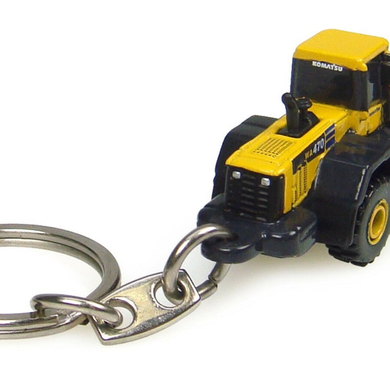 Universal Hobbies UH5526 Komatsu WA 470 Four Wheel Loader Diecast Keyring