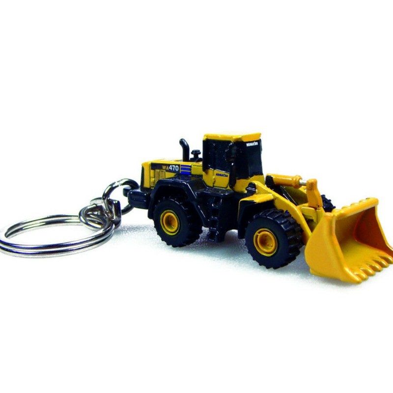 Universal Hobbies UH5526 Komatsu WA 470 Four Wheel Loader Diecast Keyring