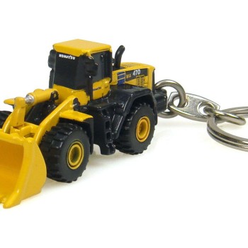 Universal Hobbies UH5526 Komatsu WA 470 Four Wheel Loader Diecast Keyring