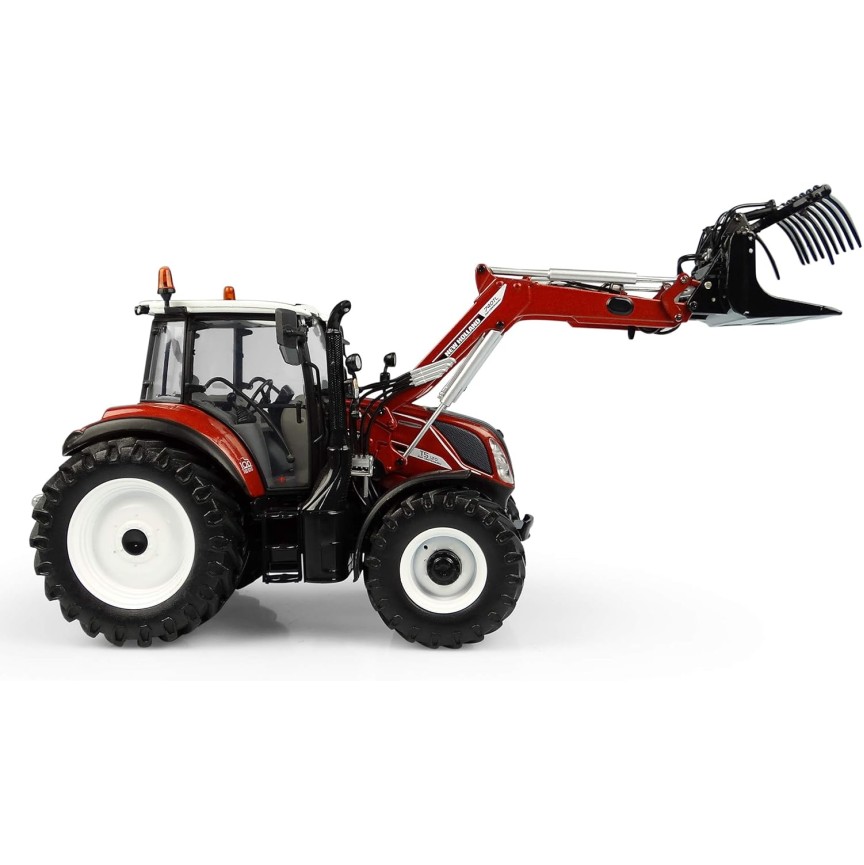 Universal Hobbies UH6235 New Holland T5.120 Fiat Centenario Tractor with 740TL Front Loader Terracotta Limited 1:32 