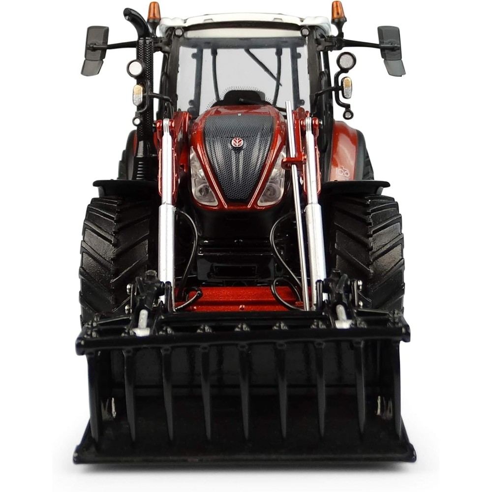 Universal Hobbies UH6235 New Holland T5.120 Fiat Centenario Tractor with 740TL Front Loader Terracotta Limited 1:32 