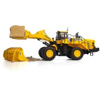 Universal Hobbies UH8153 Komatsu WA600-8 Four Wheel Loader WA600-8 Stone Handler Scale 1:50
