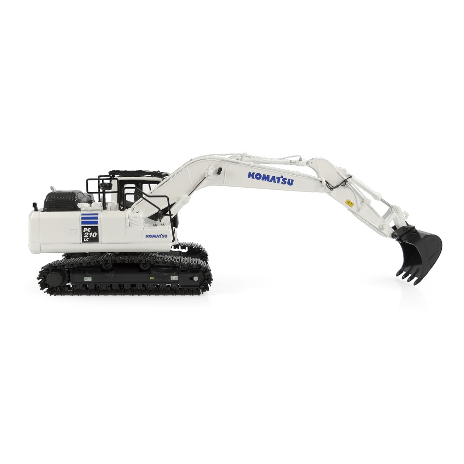 Universal Hobbies UH8158 Komatsu PC210 LCi-11 Excavator White Edition 750 pieces 1:50