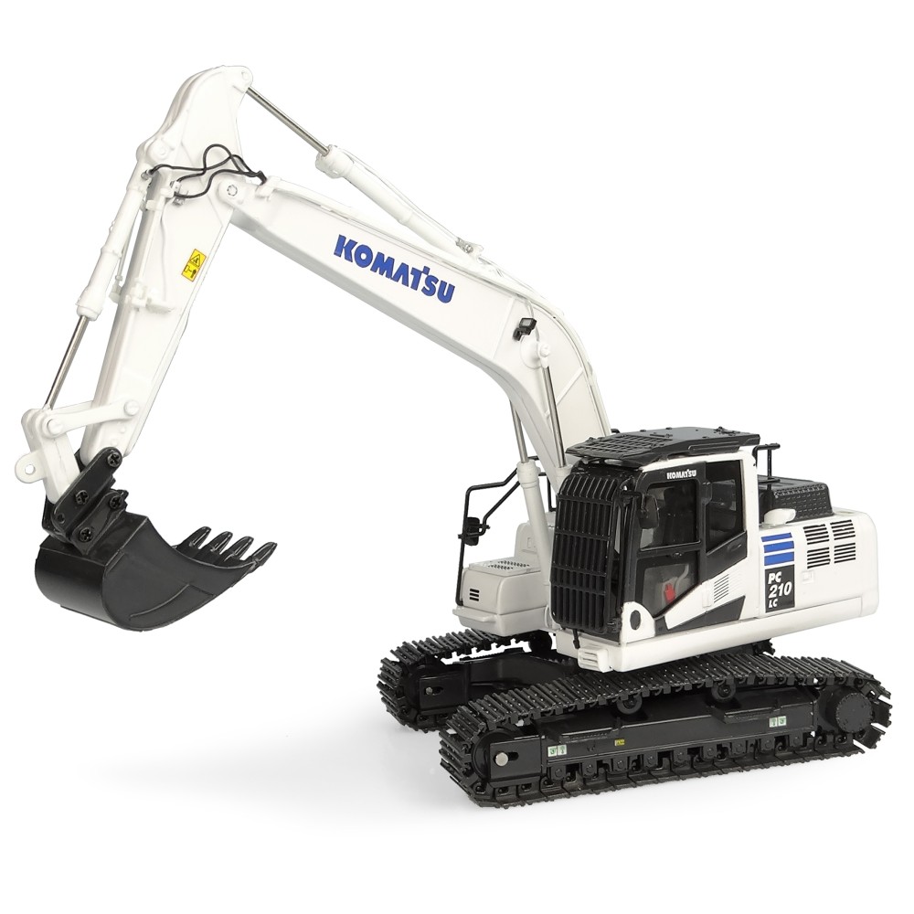 Universal Hobbies UH8158 Komatsu PC210 LCi-11 Excavator White Edition 750 pieces 1:50