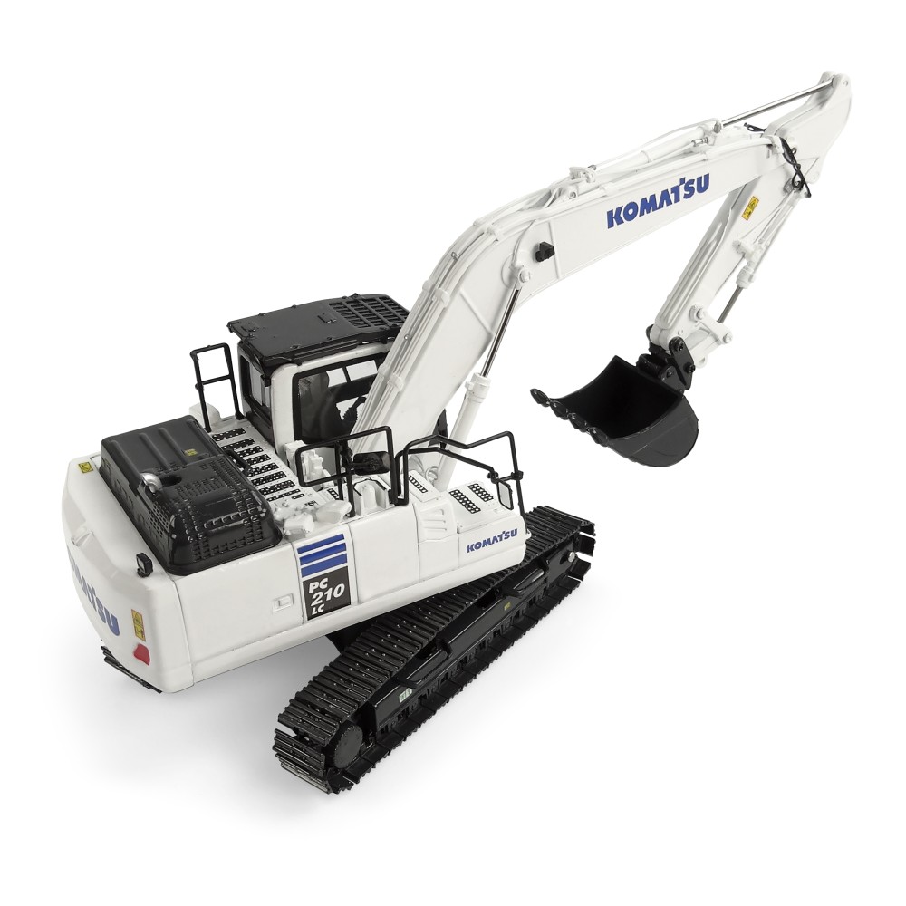Universal Hobbies UH8158 Komatsu PC210 LCi-11 Excavator White Edition 750 pieces 1:50
