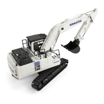 Universal Hobbies UH8158 Komatsu PC210 LCi-11 Excavator White Edition 750 pieces 1:50