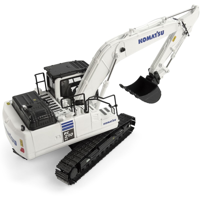 Universal Hobbies UH8158 Komatsu PC210 LCi-11 Excavator White Edition 750 pieces 1:50