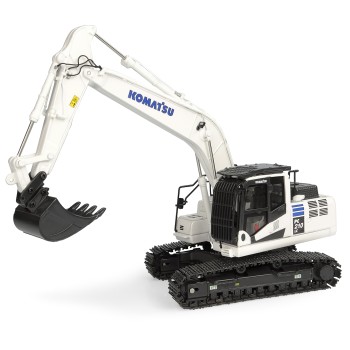 Universal Hobbies UH8158 Komatsu PC210 LCi-11 Excavator White Edition 750 pieces 1:50