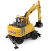 Universal Hobbies UH8163 Komatsu PW180-11 Wheeled Excavator with Bucket and Jackhammer - Scale 1:50