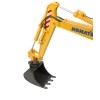 Universal Hobbies UH8163 Komatsu PW180-11 Wheeled Excavator with Bucket and Jackhammer - Scale 1:50