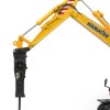Universal Hobbies UH8163 Komatsu PW180-11 Wheeled Excavator with Bucket and Jackhammer - Scale 1:50