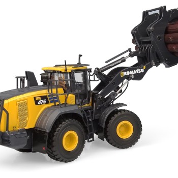 Universal Hobbies UH8165 Komatsu WA475-10 Log Grapple Wheel Loader 1:50