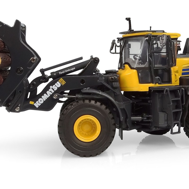 Universal Hobbies UH8165 Komatsu WA475-10 Log Grapple Wheel Loader 1:50