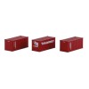 Cavallino Toys 410329 Mammoet Container Set IV 3x 20ft Container - Scale 1:50