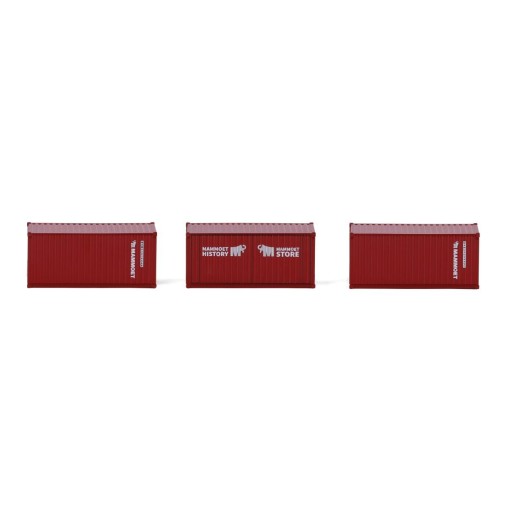 Cavallino Toys 410329 Mammoet Container Set IV 3x 20ft Container - Scale 1:50