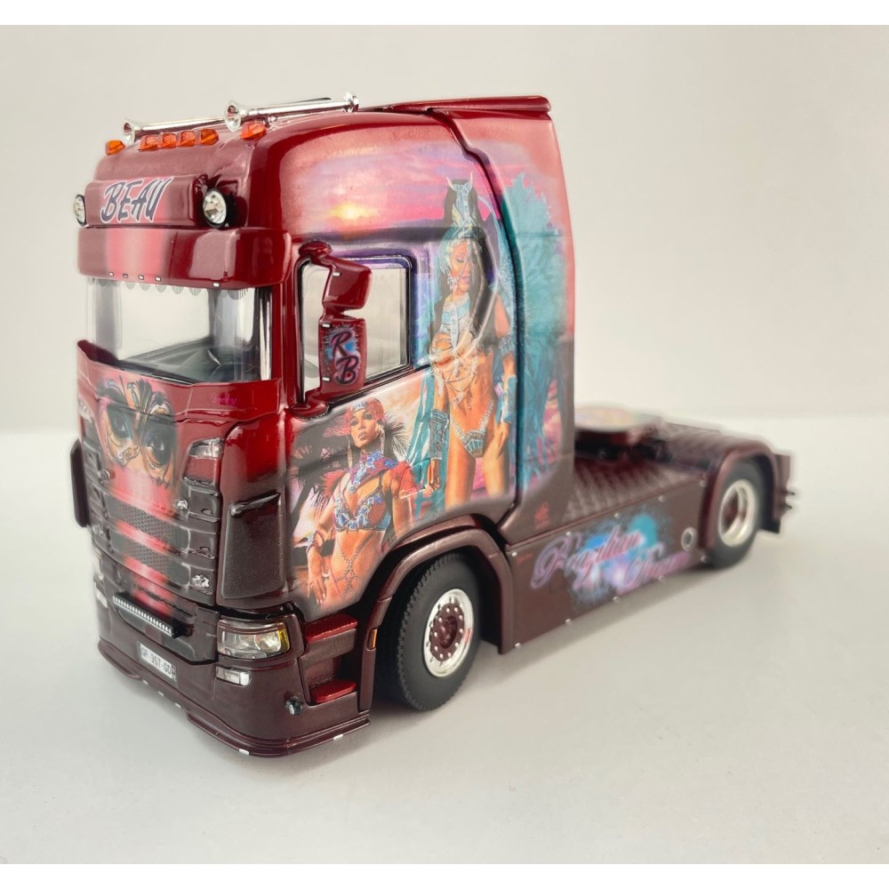 WSI 01-4714 - Scania S Highline CS20H 4x2 Truck - Transport Beau Brazilian Dream Scale 1:50