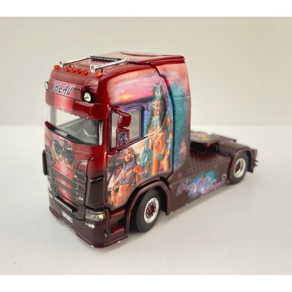 WSI 01-4714 - Scania S Highline CS20H 4x2 Truck - Transport Beau Brazilian Dream Scale 1:50