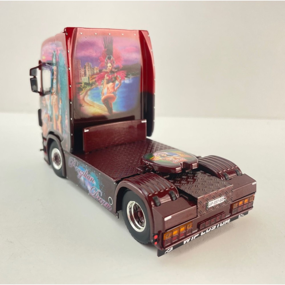 WSI 01-4714 - Scania S Highline CS20H 4x2 Truck - Transport Beau Brazilian Dream Scale 1:50