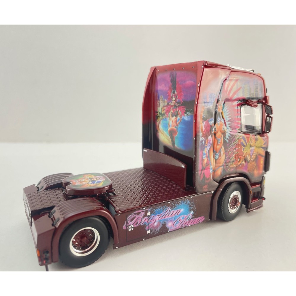 WSI 01-4714 - Scania S Highline CS20H 4x2 Truck - Transport Beau Brazilian Dream Scale 1:50