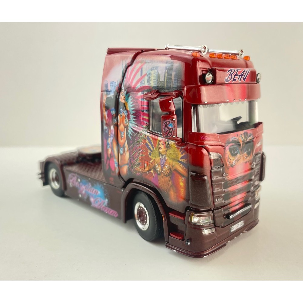 WSI 01-4714 - Scania S Highline CS20H 4x2 Truck - Transport Beau Brazilian Dream Scale 1:50